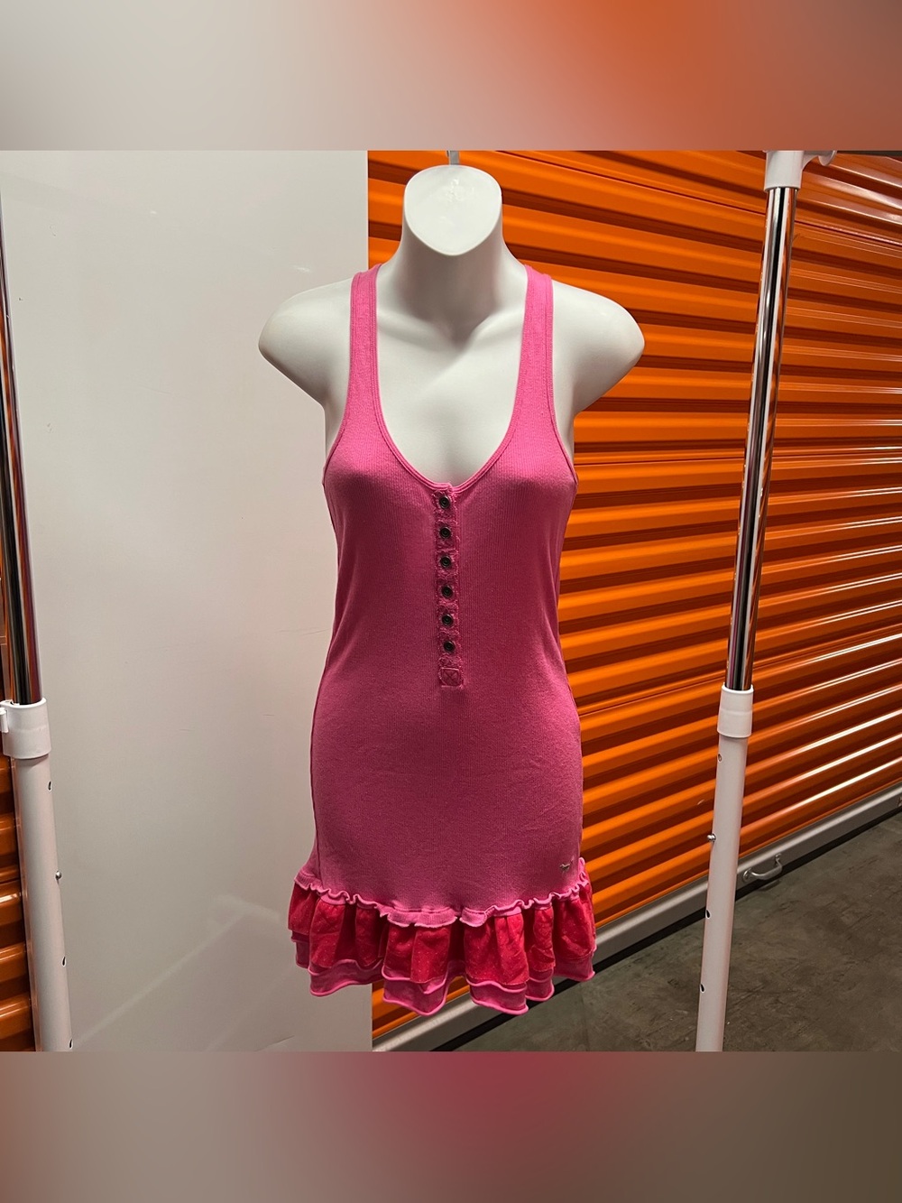 Pink by Victoria’s Secret Ruffle-Hem Tank Dress